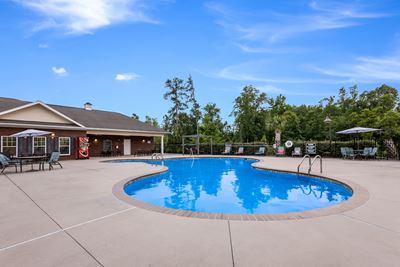 Sparkling swimming pool at The Summit on 401 in Fayetteville, NC
